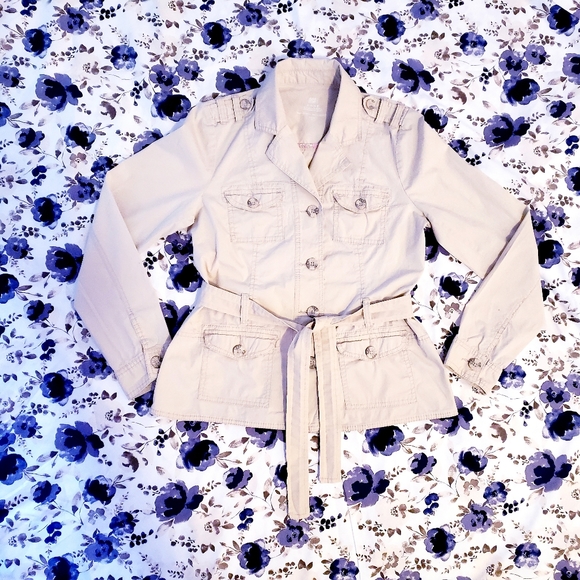 Faded Glory Jackets & Blazers - Lightweight Khaki Jacket